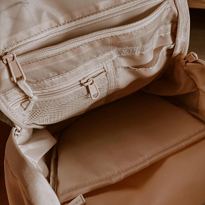 Рюкзак Mrs. Ertha "Soft Squares", кремовая клетка виши, большой, водонепроницаемый